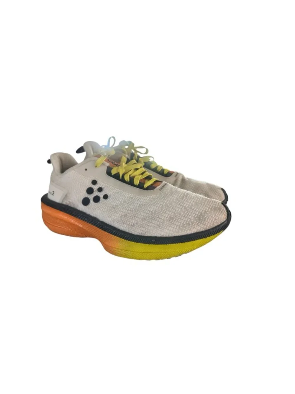 Craft Endurance 2 PX Foam Running Shoes White Mens Size 9.5 Athleisure Sporty - Picture 2 of 16